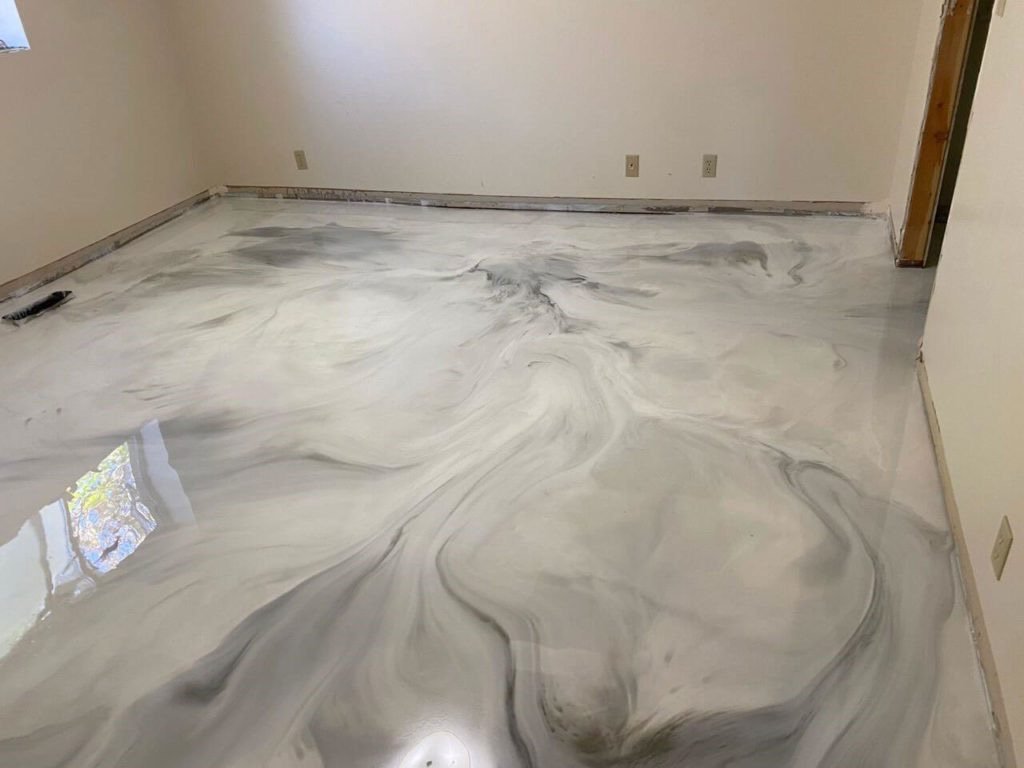 metallic epoxy floors in Conroe, TX